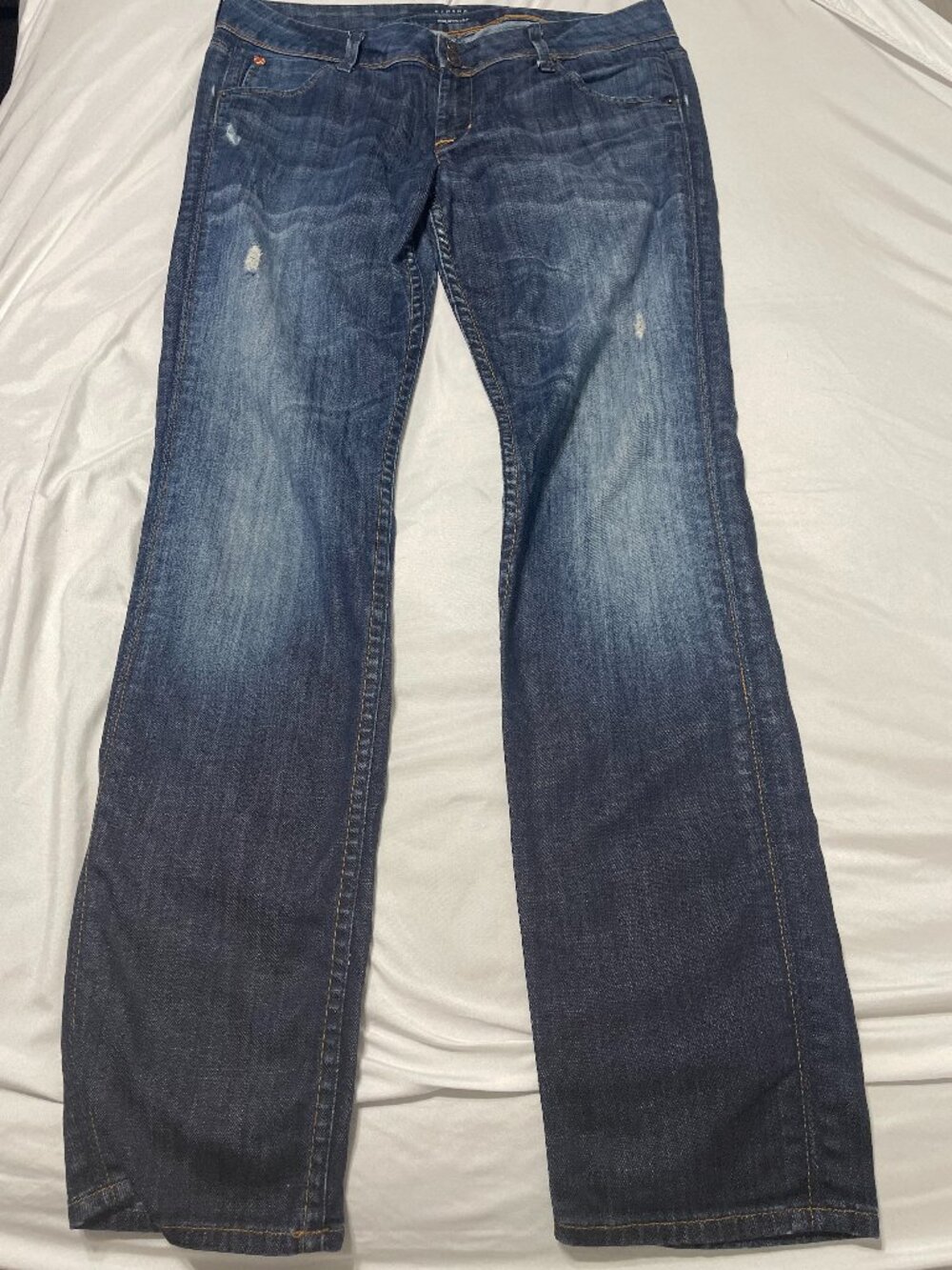 Hudson Collin Flap Pocket Skinny Jeans Dark Wash Size 30